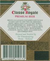 Oranjeboom Bierbrouwerij, Classe Royale Premium Beer