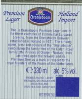 Oranjeboom Bierbrouwerij, Oranjeboom Premium Lager Holland Import