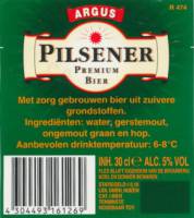 Oranjeboom Bierbrouwerij, Argus Pilsener Premium Bier