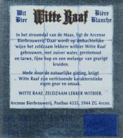 Hertog Jan Brouwerij, Witte Raaf witbier Bière Blanche