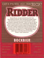 Brouwerij De Ridder, Ridder Bockbier