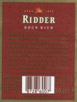Brouwerij De Ridder, Ridder Bock Bier