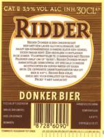 Brouwerij De Ridder, Ridder Donker Bier