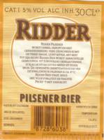 Brouwerij De Ridder, Ridder Pilsener Bier