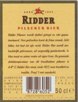 Brouwerij De Ridder, Ridder Pilsener Bier