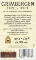 Licentiebrouwsels , Grimbergen Tripel