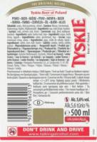 Licentiebrouwsels , Tyskie Beer of Poland