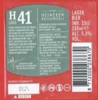 Heineken, Heineken H41 Lager Explorations