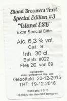 Eiland Brouwers Texel, Special Edition #3