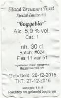 Eiland Brouwers Texel, Roggebier