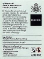 Oldskool Brewery, De Hopman I Uber Hopfen Weisse Limited Edition