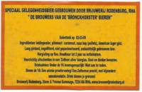 Bronckhorster Brewing Company , Gelegenheidsbier(kiek uut)