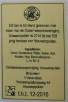 Vierendeel, Vrouwenpolders (Blondje)