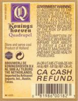 Brouwerij De Koningshoeven , Koningshoeven Quadrupel