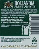 Bavaria, Hollandia Premium Lager Beer