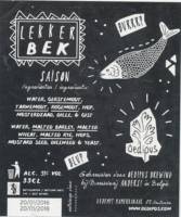 Oedipus Brewing, Lekker Bek Saison