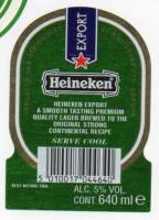 Heineken, Heineken  Export