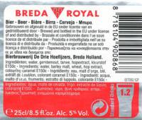 United Dutch Breweries, Breda Royal