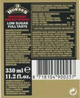 United Dutch Breweries, 3 Horses Non-Alcoholic Dark Malt Beverage