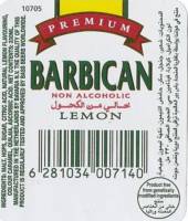 Bavaria, Barbican Non Alcoholic Lemon