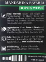 Oldskool Brewery, Mandarina Bavaria Hopfen Weisse Oldskool Brewery, Mandarina Bavaria Hopfen Weisse