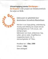 Amsterdams Brouwhuis Maximiliaan, Uitvoeringsprogramma Giersbergen De Margriet