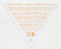 Hooglander Bier, Saison (Farmhouse Ale)