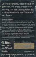 Hertog Jan Brouwerij, GvdB/009, Hertog Jan Karakter