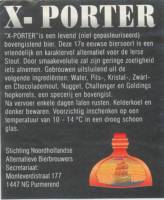 St. Noord-Hollandse Alternatieve Brouwers (SNAB), X-Porter