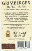 Licentiebrouwsels , Grimbergen Tripel Triple