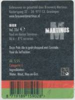 Brouwerij Martinus, Martinus Bier Pale Ale