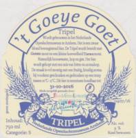 Bierbrouwerij Openluchtmuseum Arnhem, 't Goeye Goet Tripel