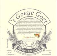 Bierbrouwerij Openluchtmuseum Arnhem, 't Goeye Goet Winterbier