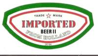 Heineken, (Heineken) Imported from Holland