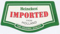 Heineken, Heineken Imported from Holland