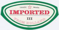 Heineken, (Heineken) Imported III From Holland