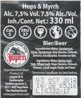 Jopen B.V., Hops & Myrrh