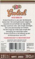 Grolsch, Grolsch Oud Bruin