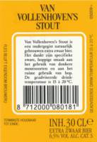 Heineken, Van Vollenhoven's Stout