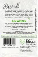 Gebrouwen door Vrouwen, Gin Weizen