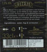 Bierbrouwerij De Gouden Leeuw (Vessem), Beerze Blond 7.5
