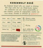 Gulpener Bierbrouwerij, Korenwolf Rosé