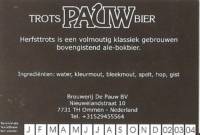 Bierbrouwerij De Pauw (Ommen), Pauw Bier Herfsttrots