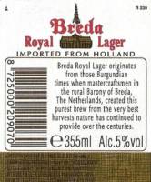 Oranjeboom Bierbrouwerij, Breda Royal Lager