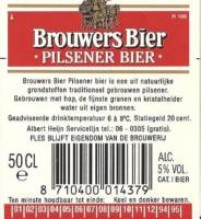 Oranjeboom Bierbrouwerij, Brouwers Bier Pilsener Bier