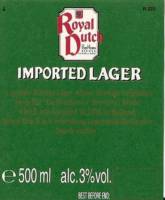 Oranjeboom Bierbrouwerij, Royal Dutch Imported Lager