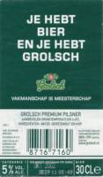 Grolsch, Grolsch Premium Pilsner