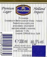 Oranjeboom Bierbrouwerij, Oranjeboom Premium Lager Holland Import