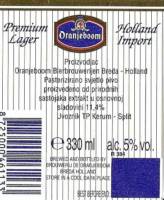 Oranjeboom Bierbrouwerij, Oranjeboom Premium Lager Holland Import