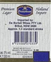 Oranjeboom Bierbrouwerij, Oranjeboom Premium Lager Holland Import